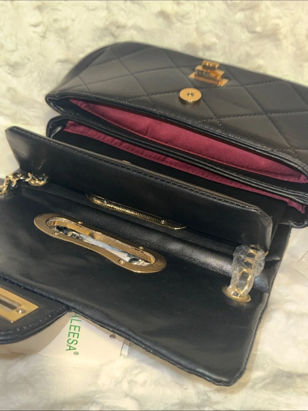 Quilted Black Chain-Handle Shoulder Bag - Elegant Everyday Style